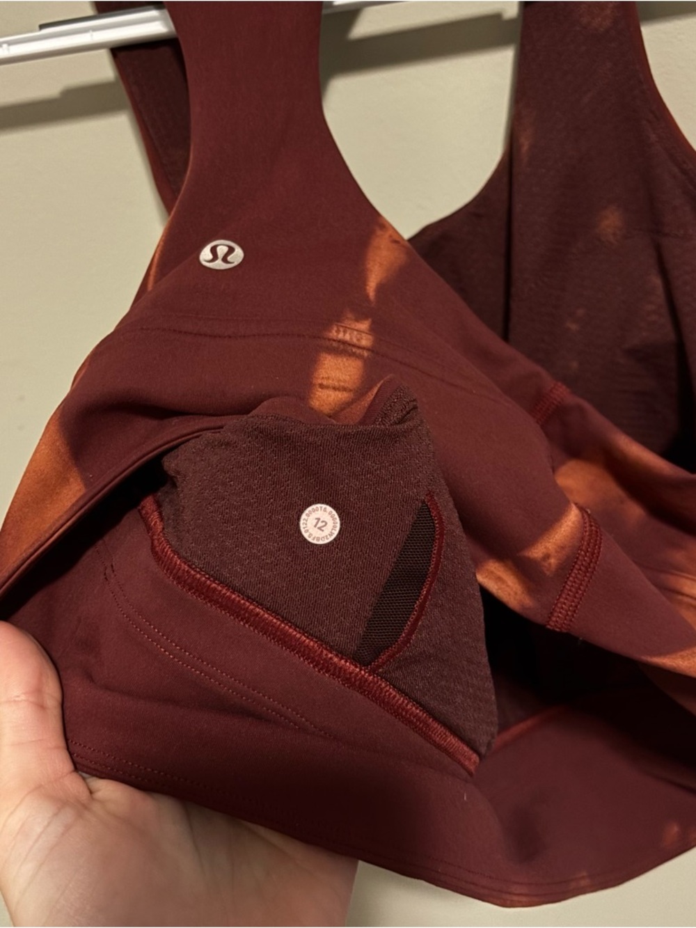 Lululemon Wunder Train Longline Bra Fade *Medium Support, C/D Cup Size 12 - Picture 7 of 8